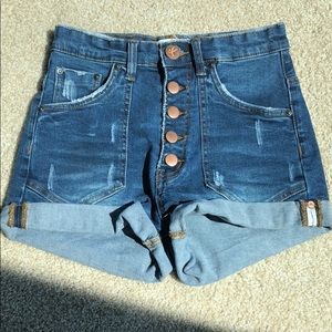 One Teaspoon High waisted Denim Shorts